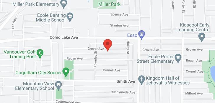 map of 850 GROVER AVENUE